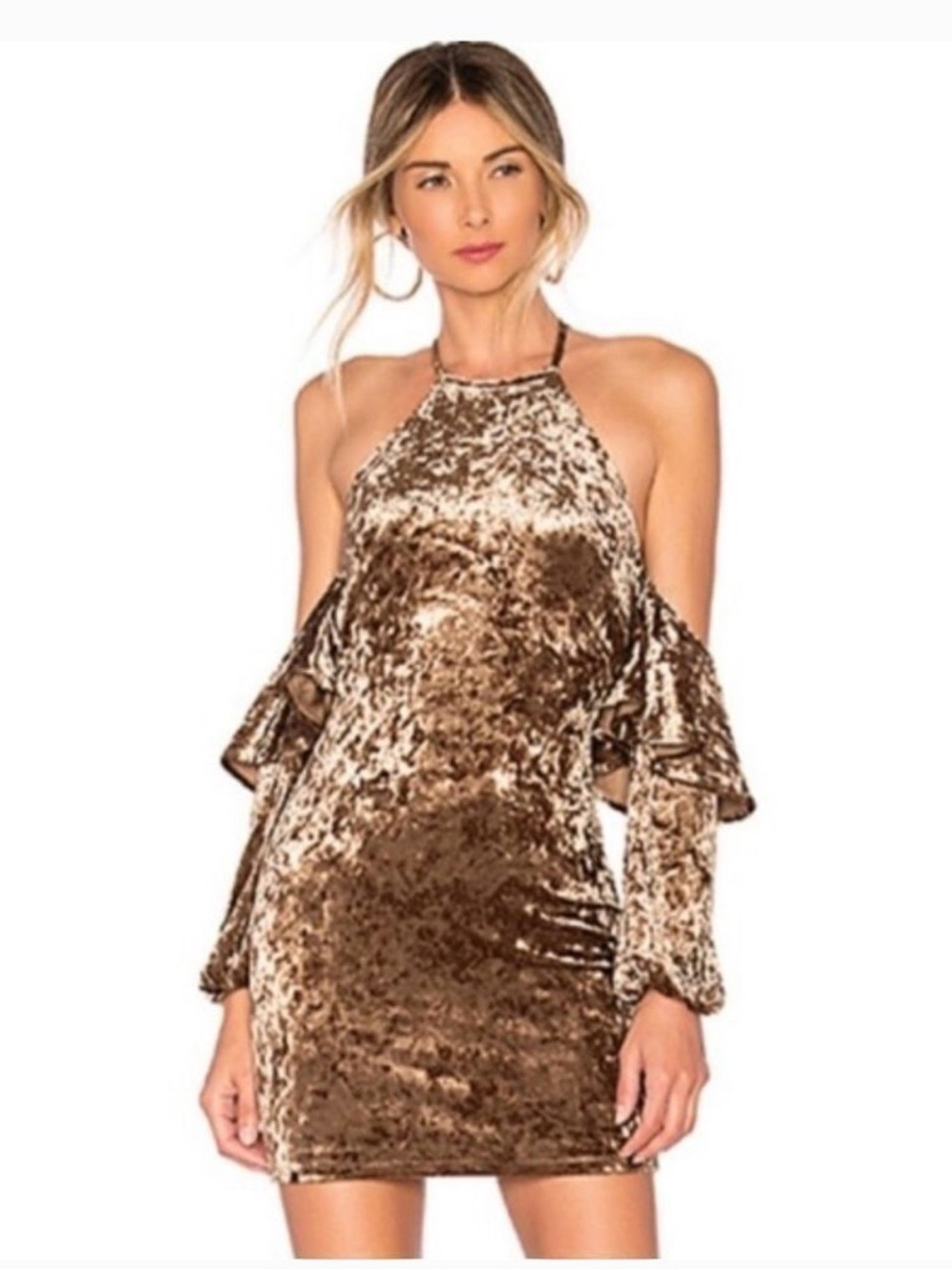 HOUSE of HARLOW 1960 x REVOLVE Jo Dress in Toffee XS